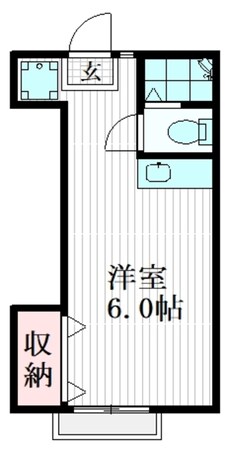 カーサフェリオの物件間取画像